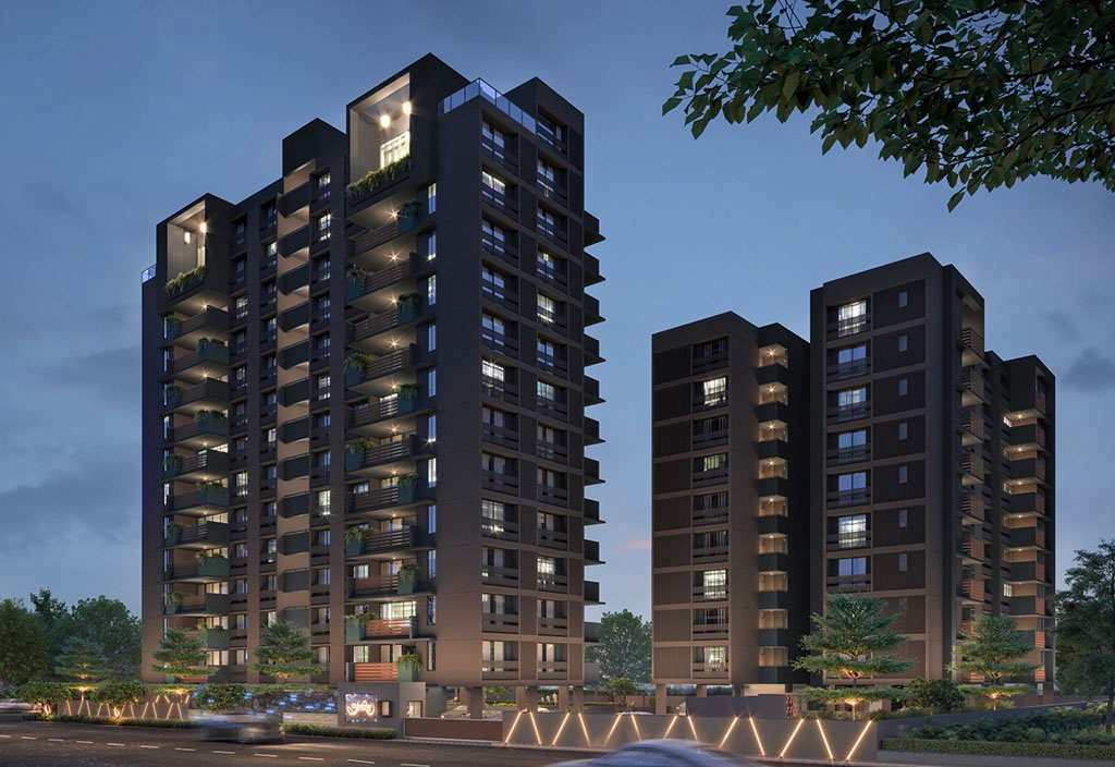3 BHK Residential Apartment of Antriksh at Randesan